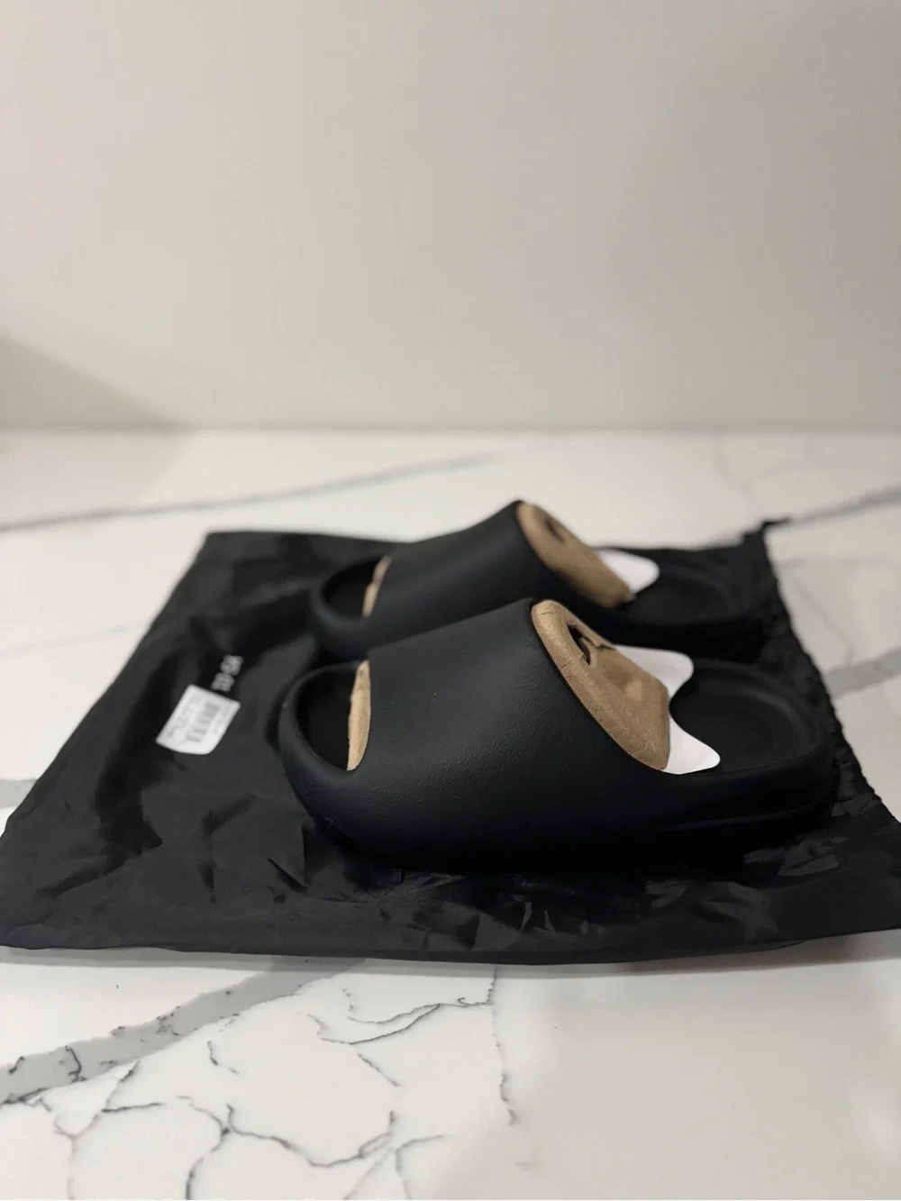 Black Slide Sandals YS-01